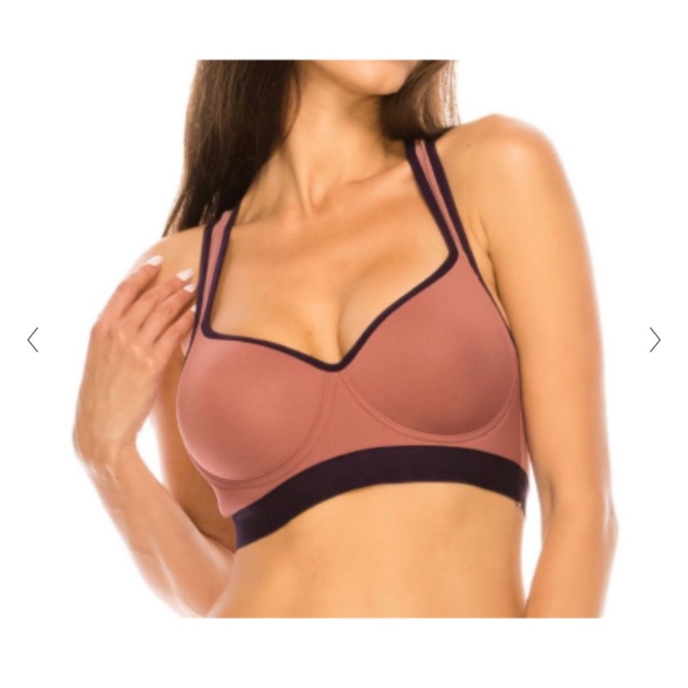 NWT Youmita Wireless Caged Sports Bra